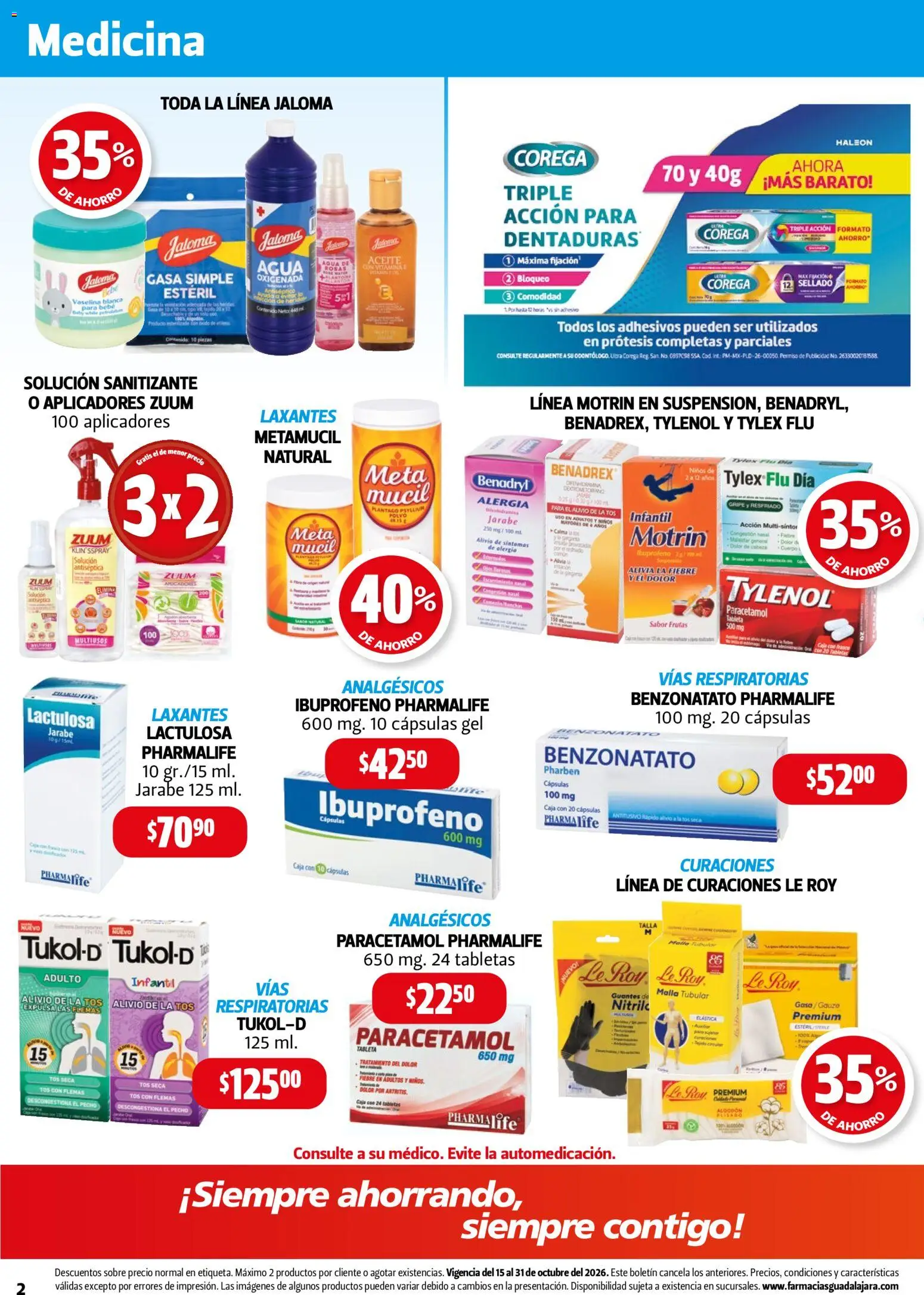 Farmacia Guadalajara catálogo Folleto in México