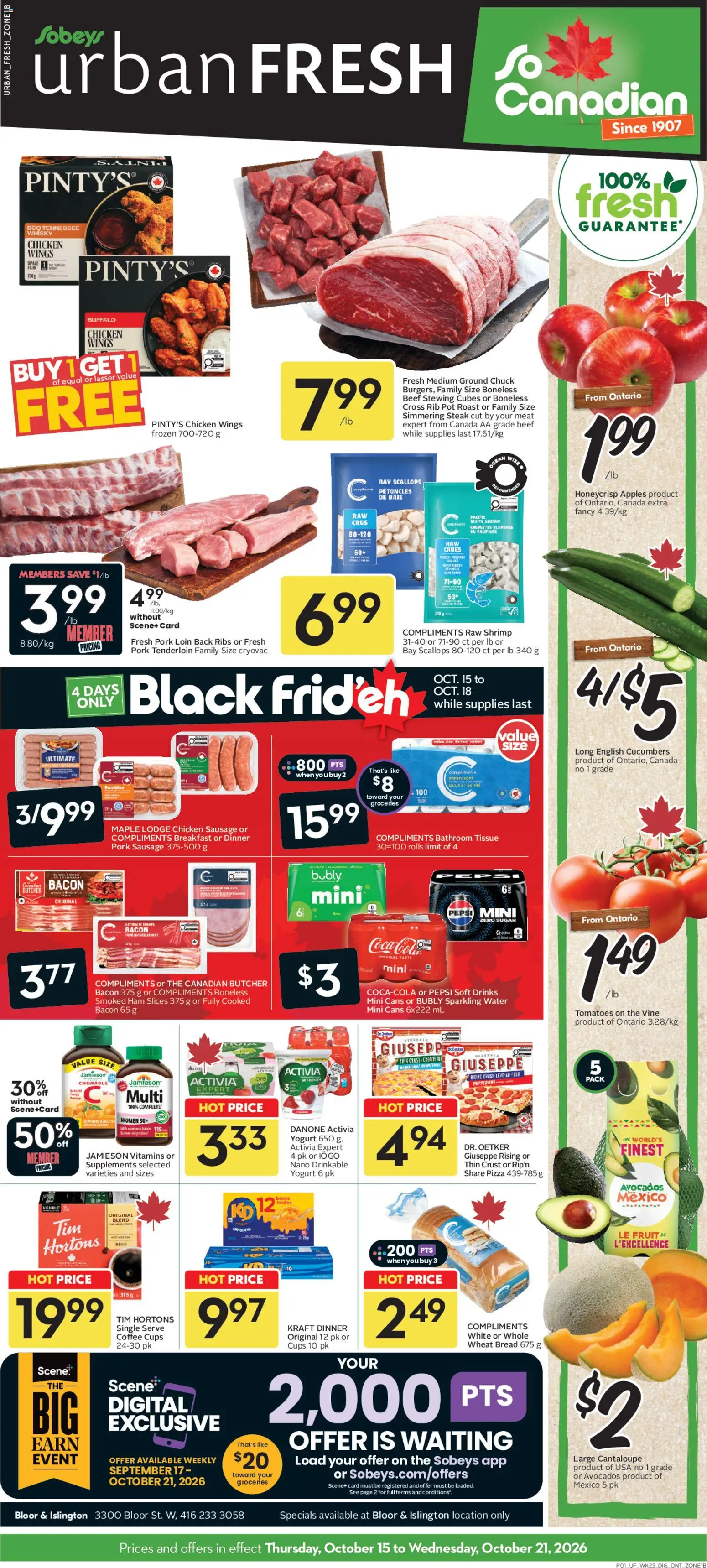 Sobeys weekly flyer / circulaire Flyer in Canada
